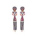  Ayalabar rose clay earrings R2321 - Stay Wild Collective  Jewellery