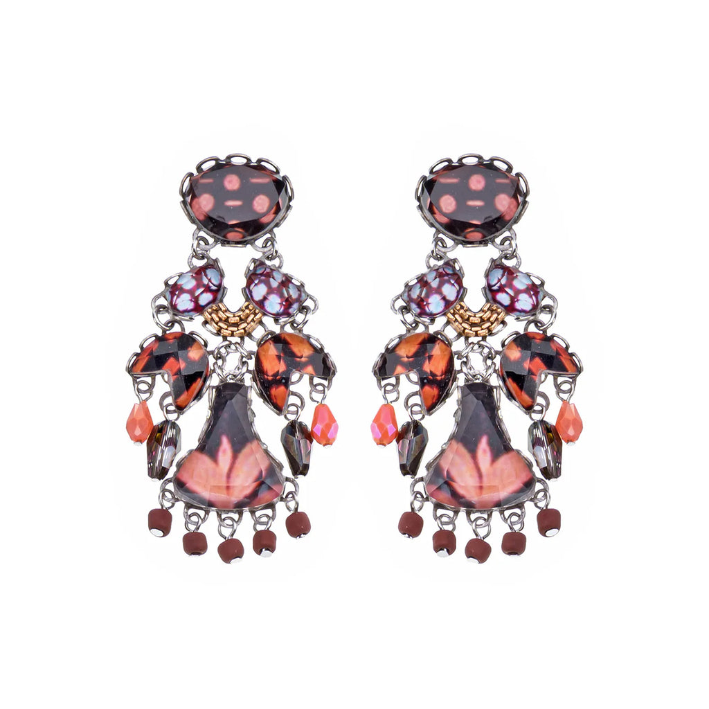  Ayalabar rose clay earrings R2322 - Stay Wild Collective  Accessories