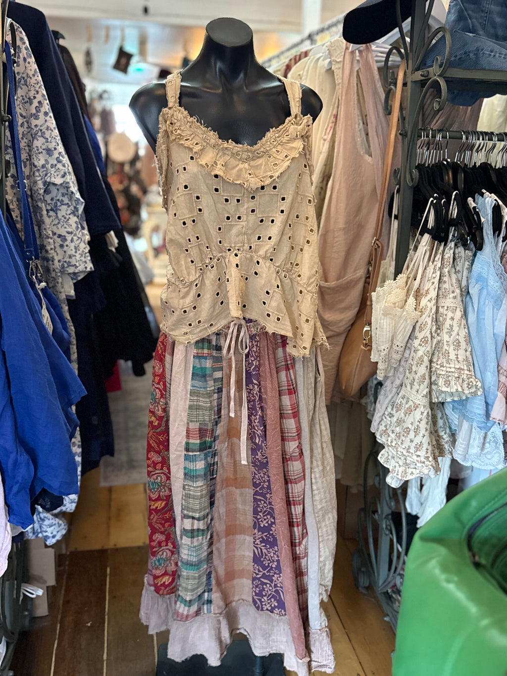 Jaded gypsy luminous tank teastain