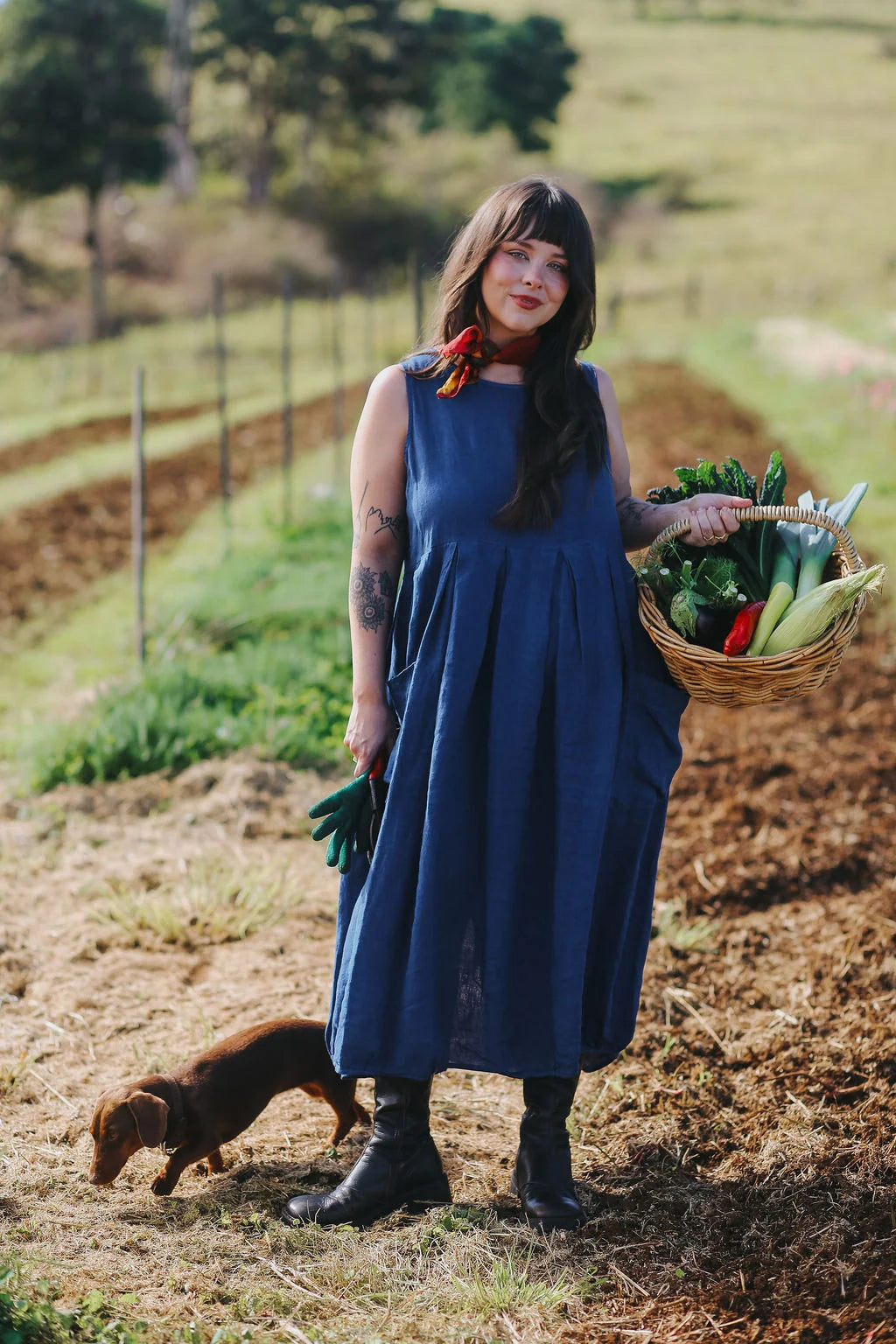 Montaigne Sartene Linen Dress