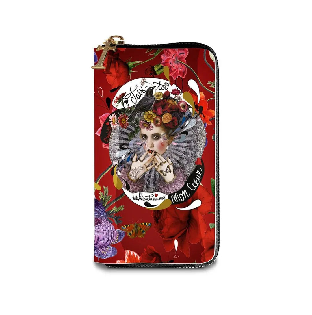 Voglio bene 20x10 travel wallet shut up