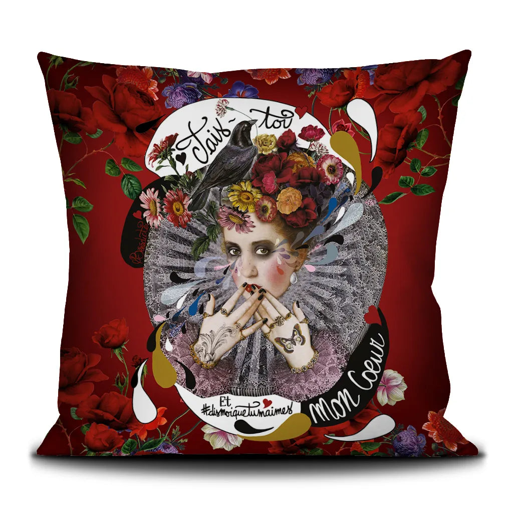 Voglio Bene cushion 50x50 shut up