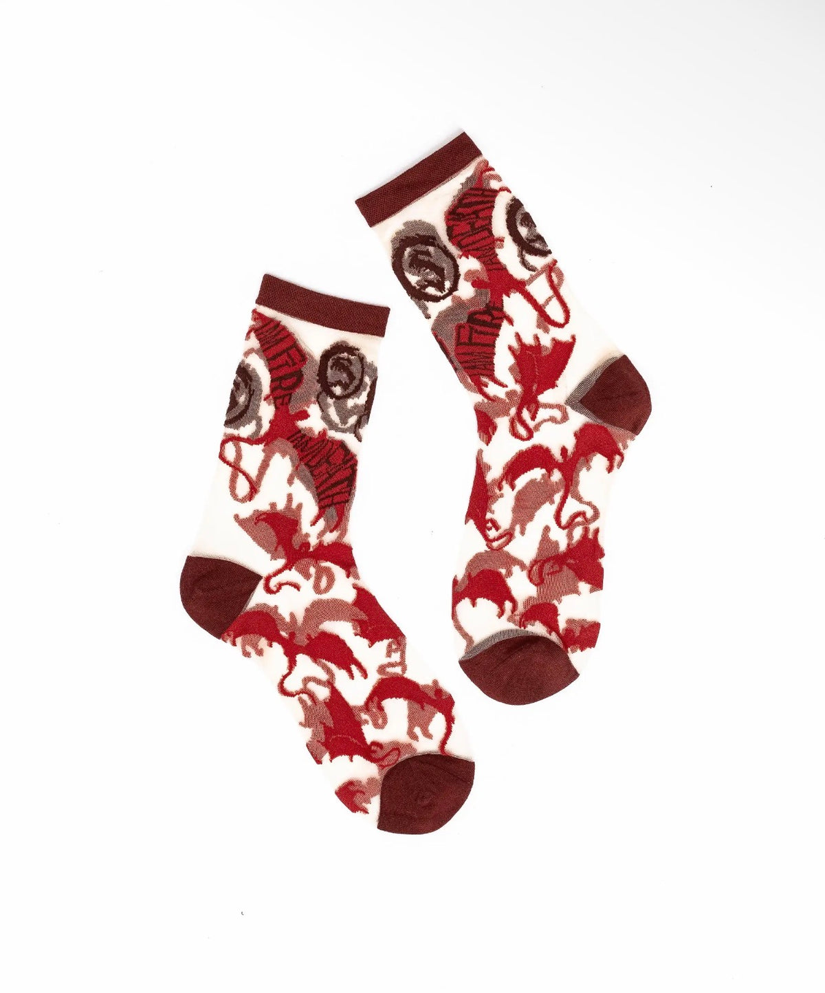 The hobbit Smaug  sheer crew socks