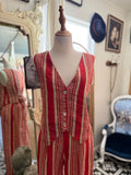 Ladli red striped vest SALE