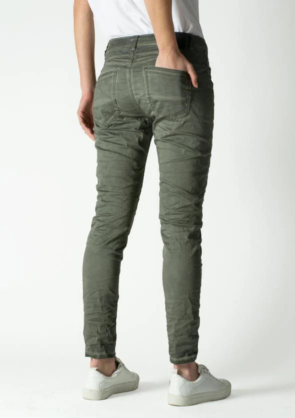  Bianco Blake boyfriend Jean olive  micro cord SALE - Stay Wild Collective  