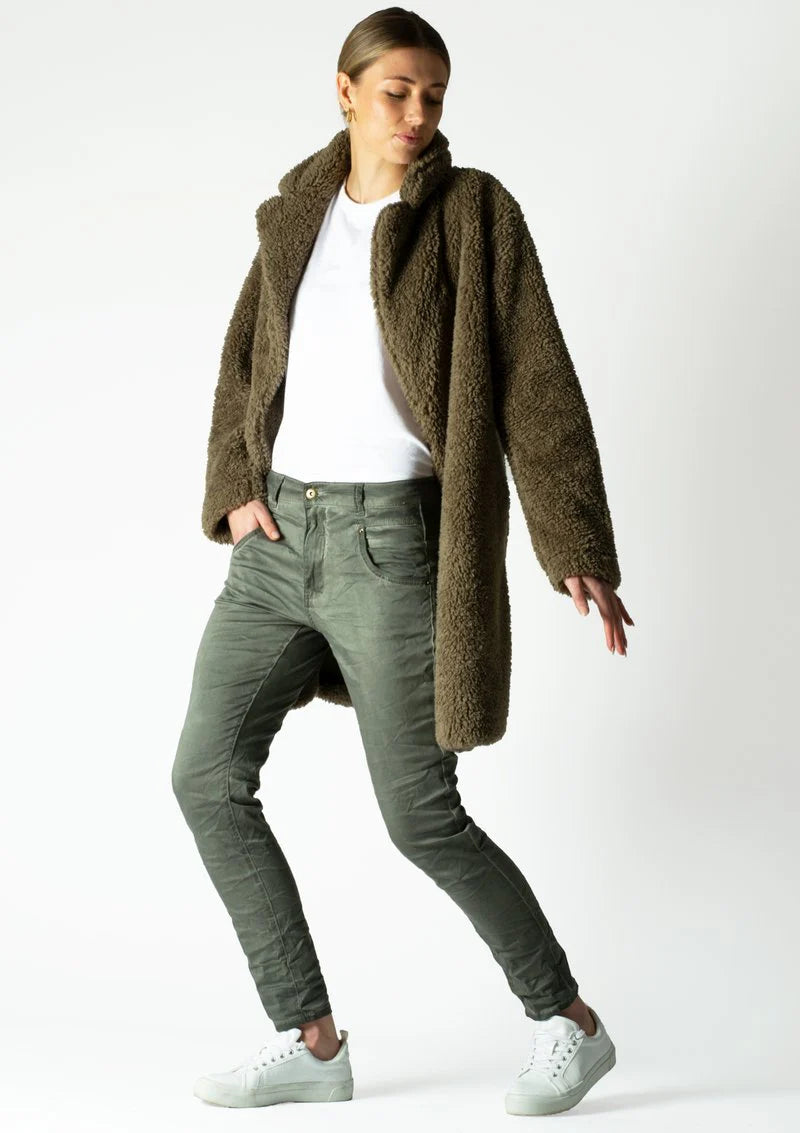  Bianco Blake boyfriend Jean olive  micro cord SALE - Stay Wild Collective  