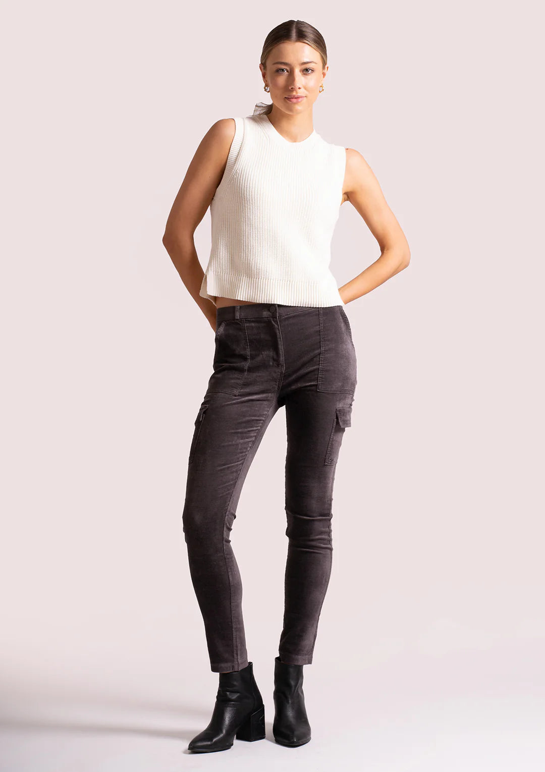 Bianco jeans cargo velvet chocolate SALE - Stay Wild Collective  
