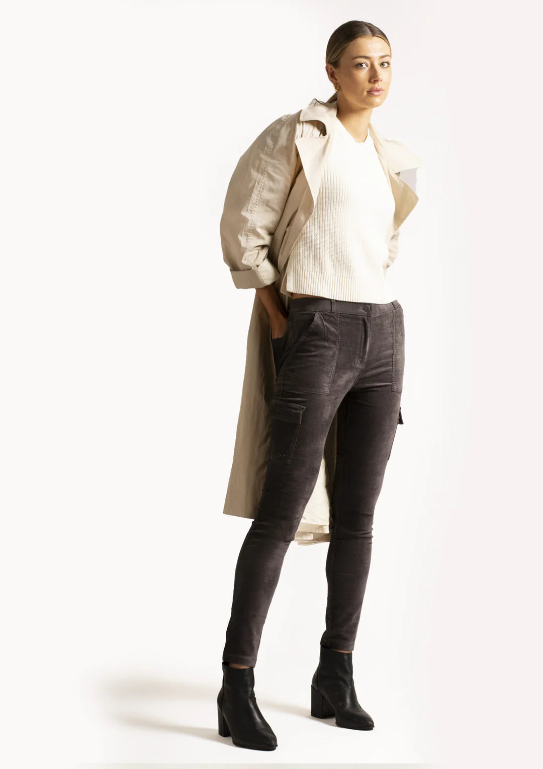  Bianco jeans cargo velvet chocolate SALE - Stay Wild Collective  
