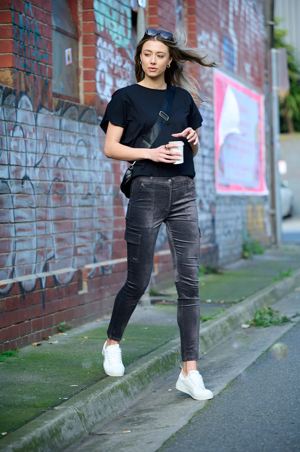  Bianco jeans cargo velvet chocolate SALE - Stay Wild Collective  