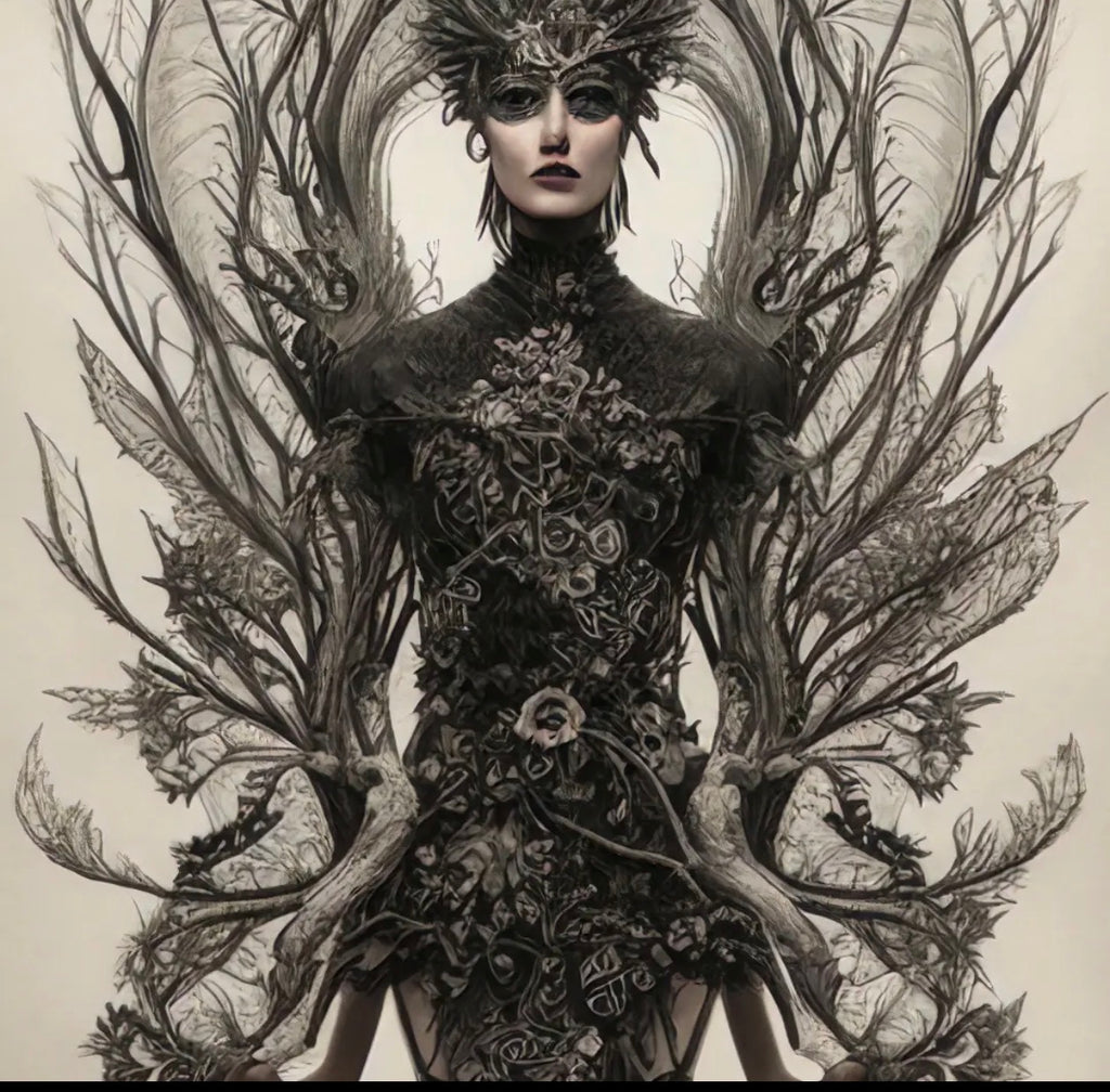 Black widow decopage paper A3 - Stay Wild Collective  Decor