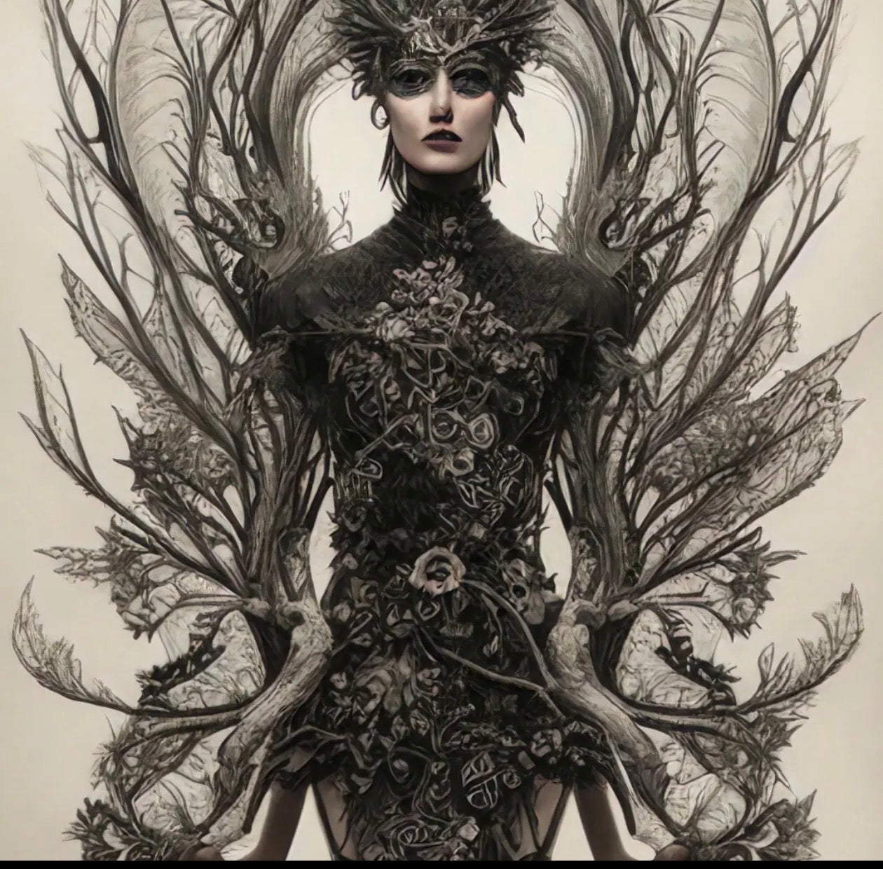  Black widow decopage paper A3 - Stay Wild Collective  Decor