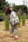 Market Of Stars Born To Run Linen Tote Bag