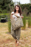 Market Of Stars Born To Run Linen Tote Bag