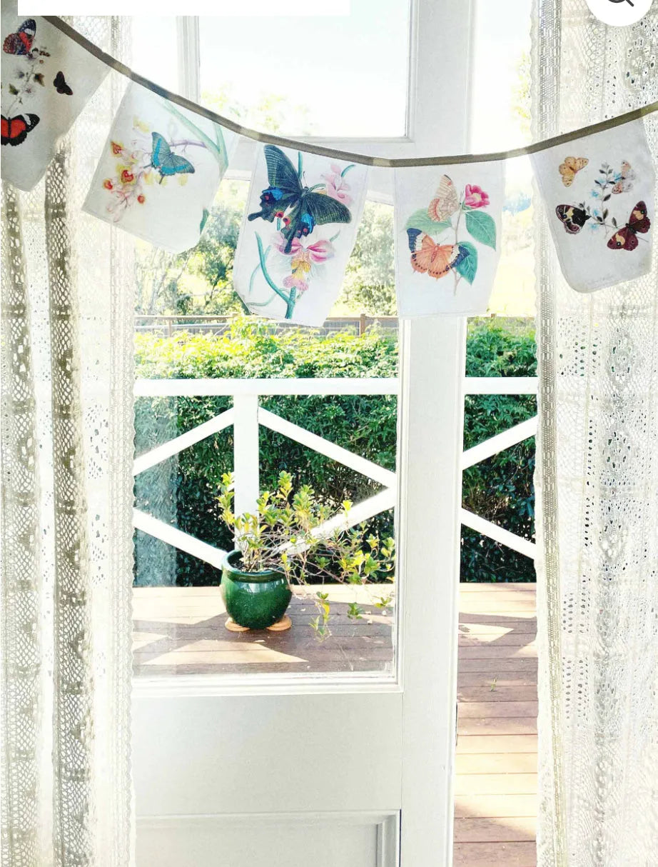 Butterflies Garland *organic cotton - Stay Wild Collective  