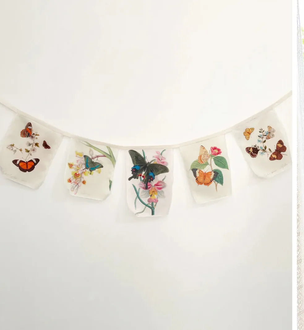 Butterflies Garland *organic cotton - Stay Wild Collective  