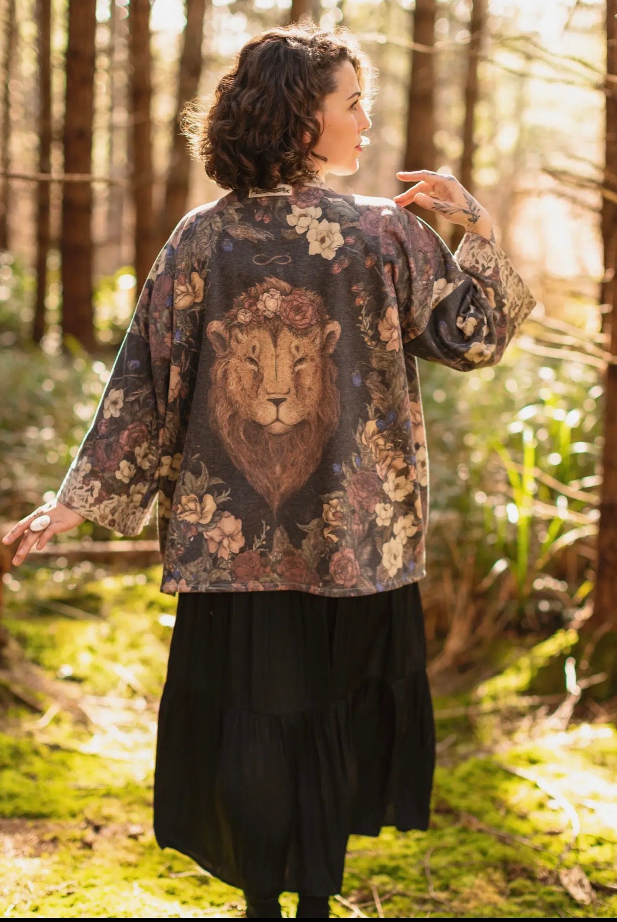 Pre order Lionheart fleece cottage cadigan kimono