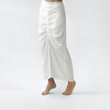 Linen skirt seaside tones sale