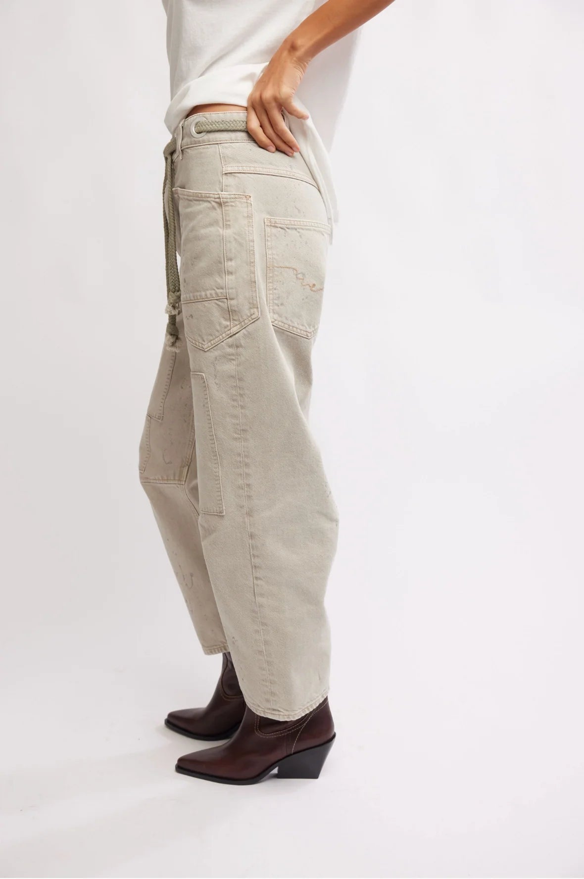Free people moxie low slung pants jetty