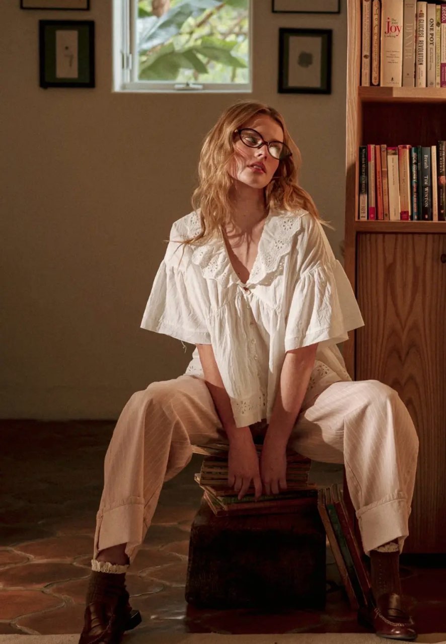 Miou Muse Pippy striped pants