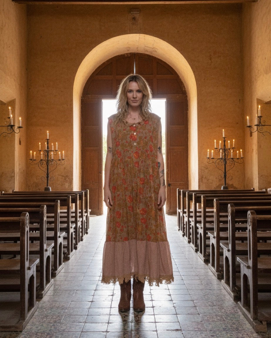 Jaded gypsy quiet  meadow dress