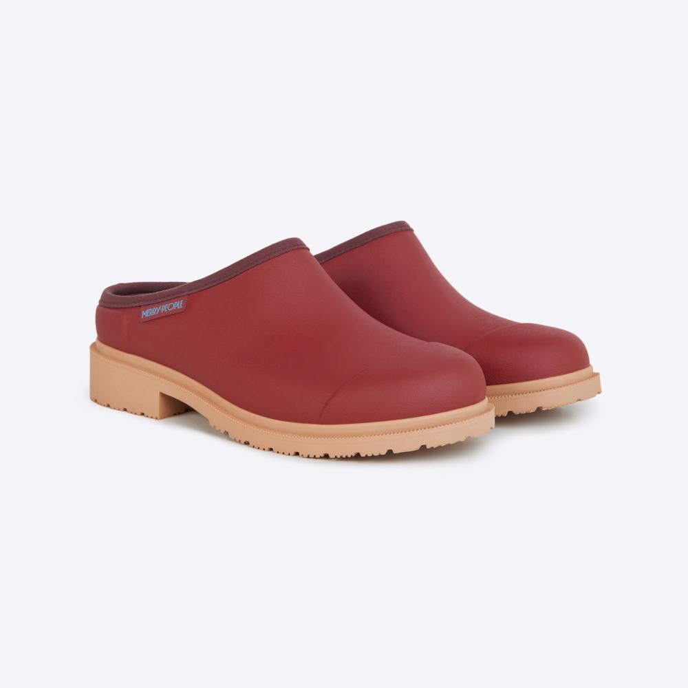 Merry people Billie clog brick red