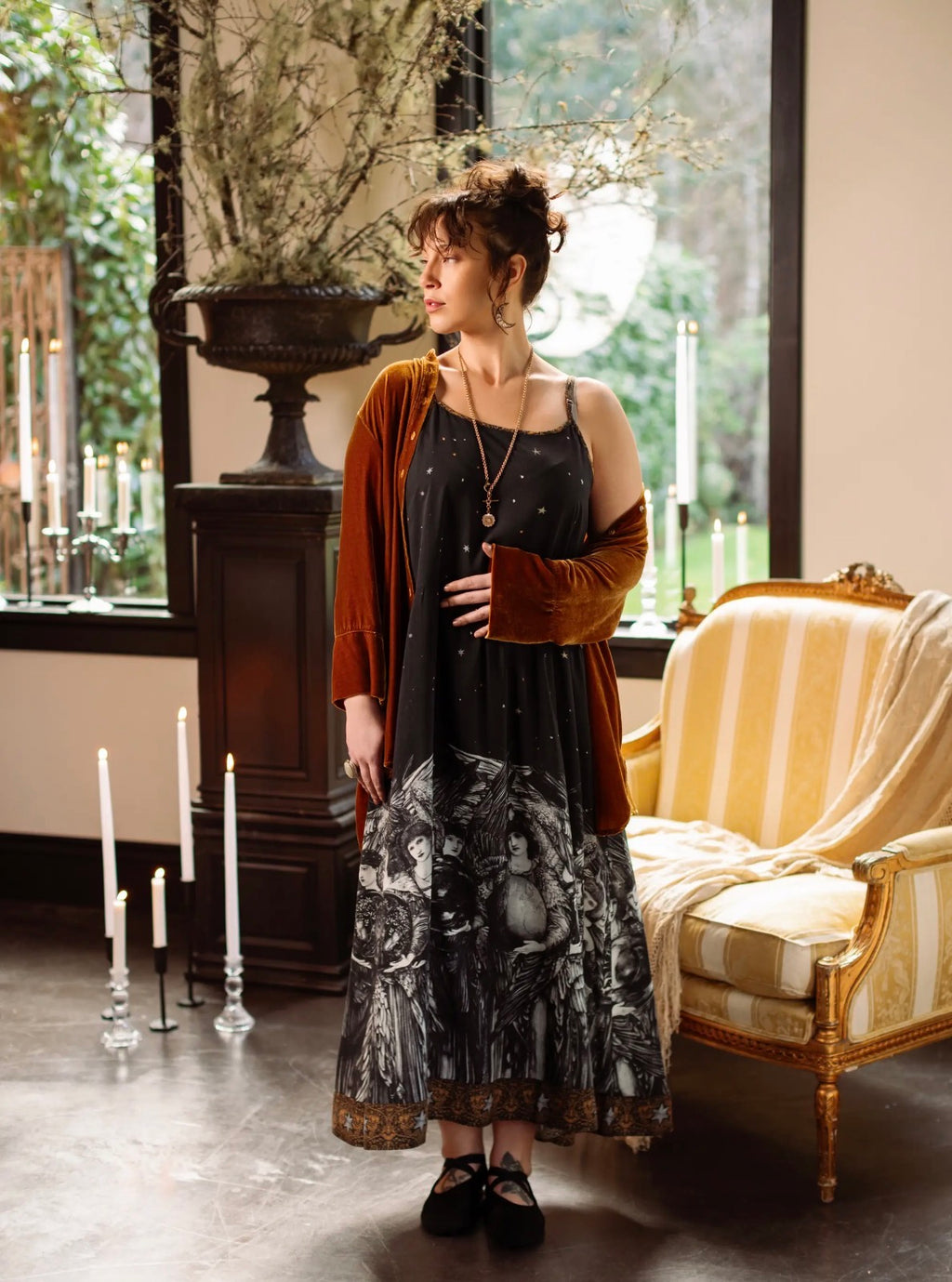 The guardians Boheme slip dress