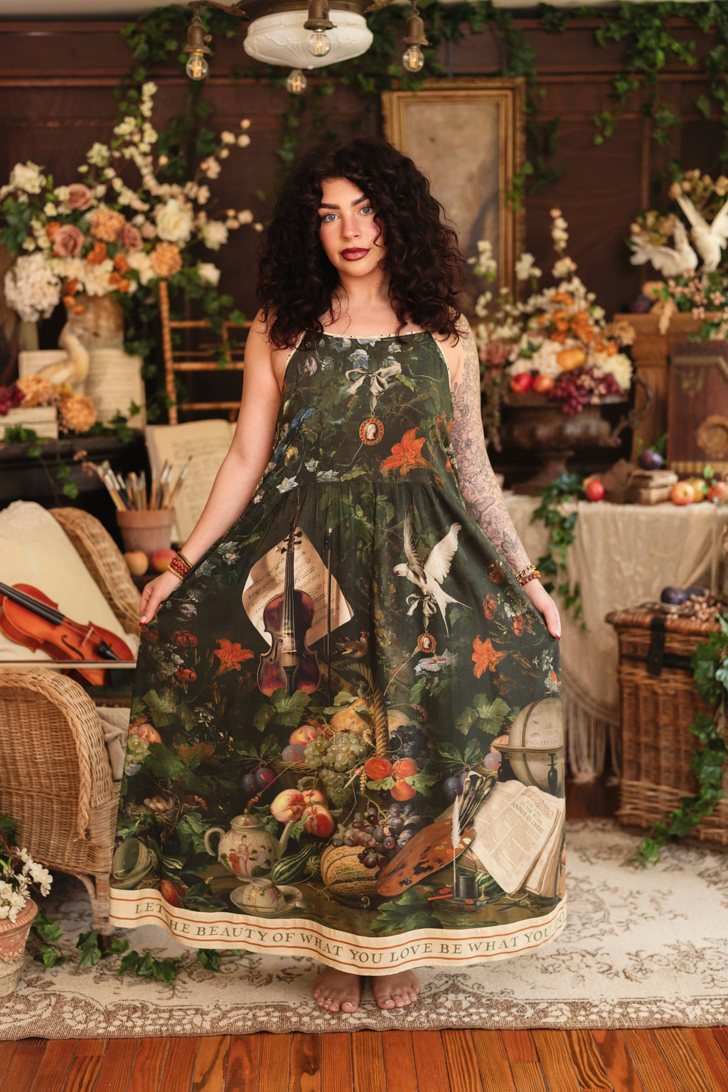 LABOUR OF LOVE BOHÉME SLIP DRESS