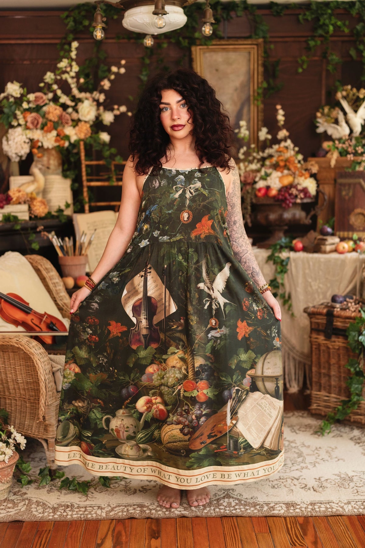 LABOUR OF LOVE BOHÉME SLIP DRESS