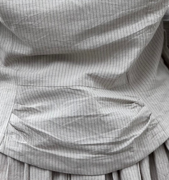 Les ours Aloe linen jacket Lin raye stripe SALE