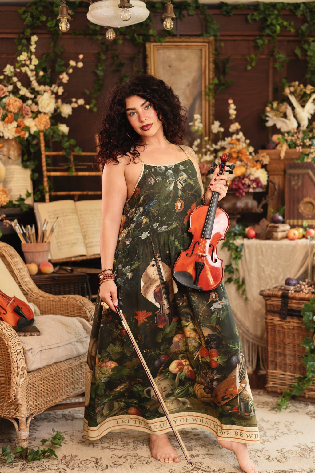 LABOUR OF LOVE BOHÉME SLIP DRESS