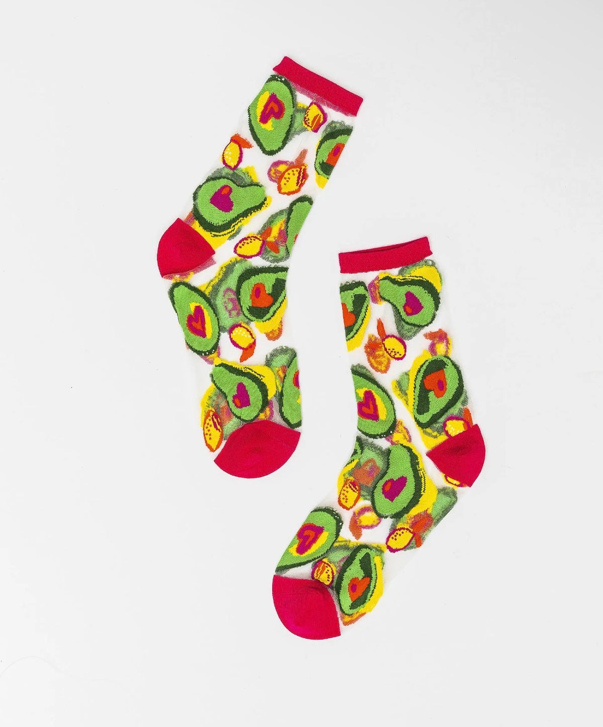 Avocado 🥑 lover sheer crew socks