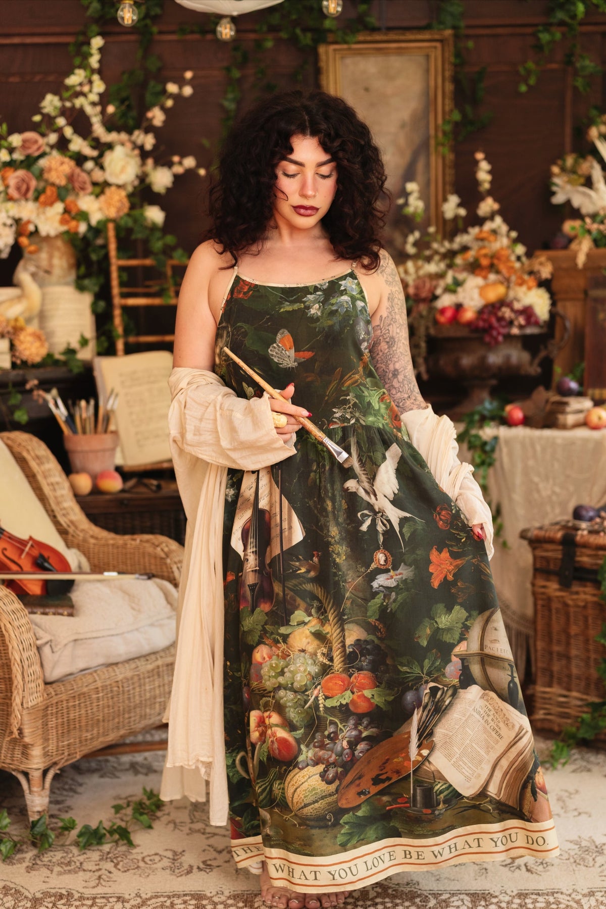 LABOUR OF LOVE BOHÉME SLIP DRESS