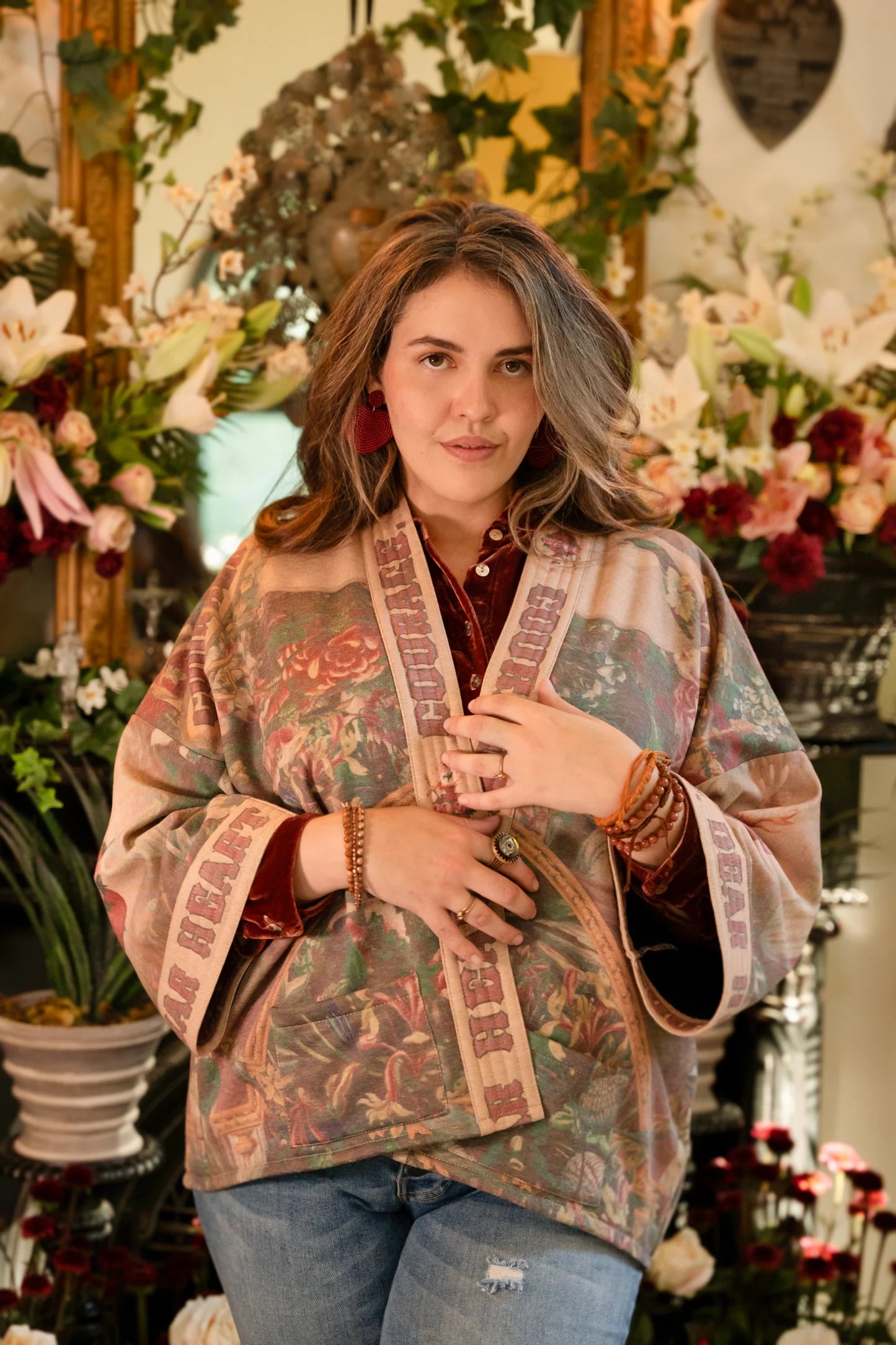   COURAGE DEAR HEART COTTAGE CARDIGAN market of stars - Stay Wild Collective  