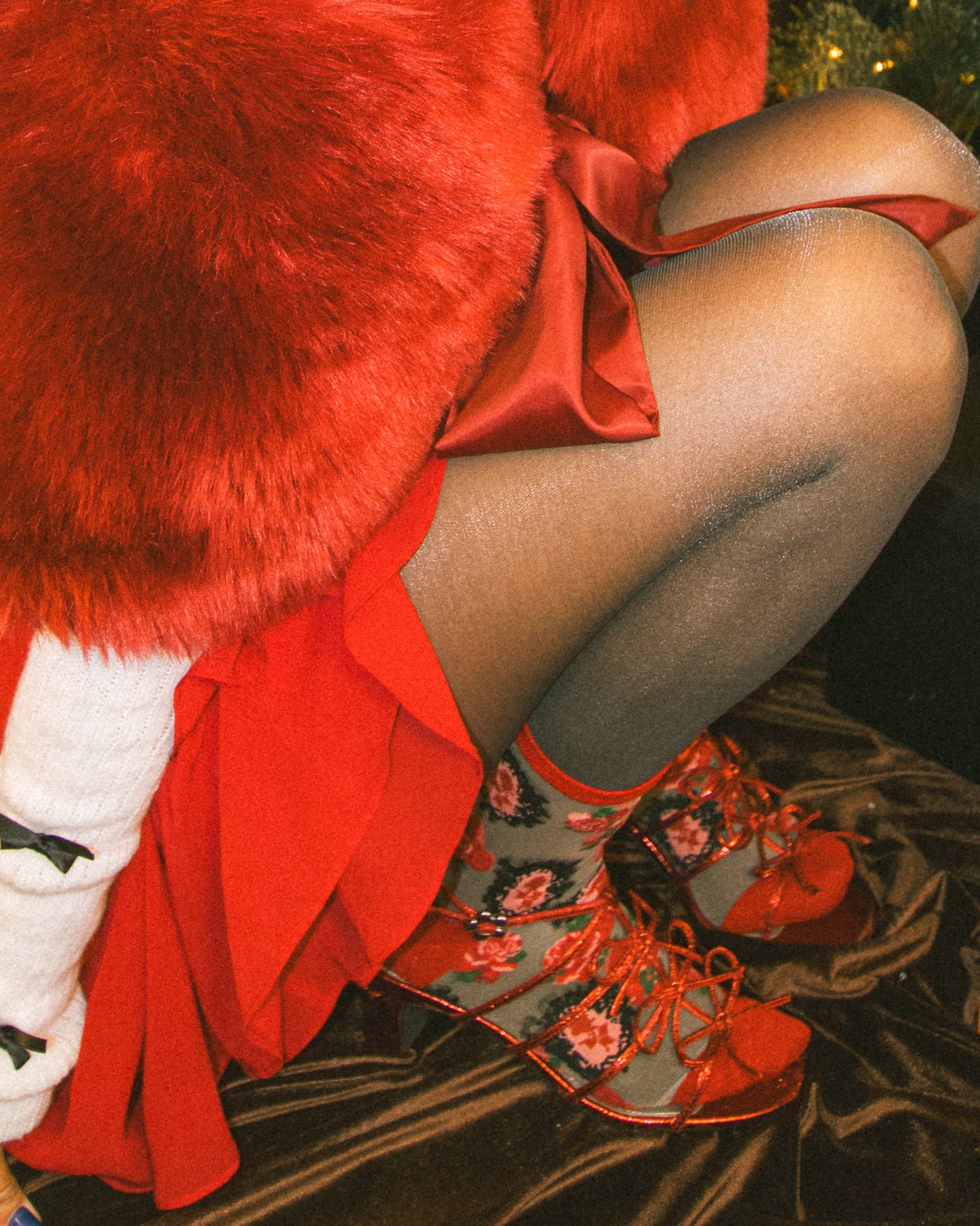 Cameo Rose Sheer Crew Socks - Stay Wild Collective
