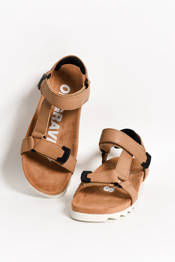 Rollie Cohen Tan Leather Velcro Sandal