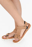 Rollie Cohen Tan Leather Velcro Sandal