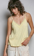 Cotton kelly tank Lemon yellow - Stay Wild Collective