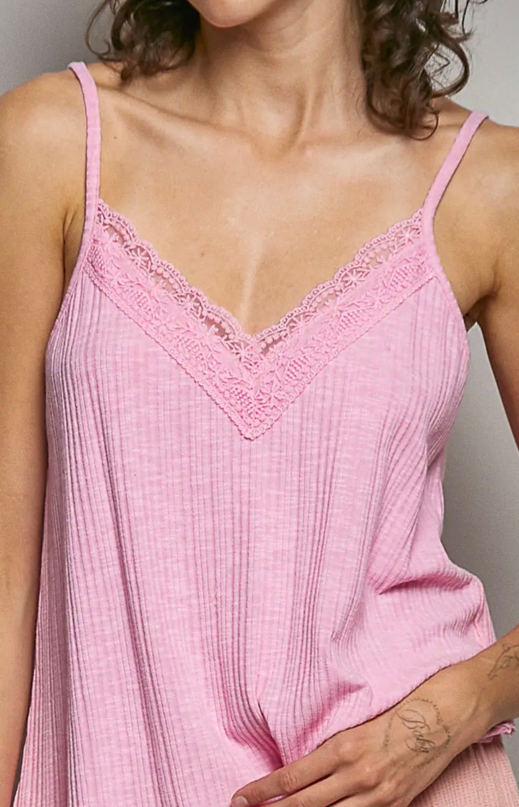 Cotton kelly tank candy pink - Stay Wild Collective