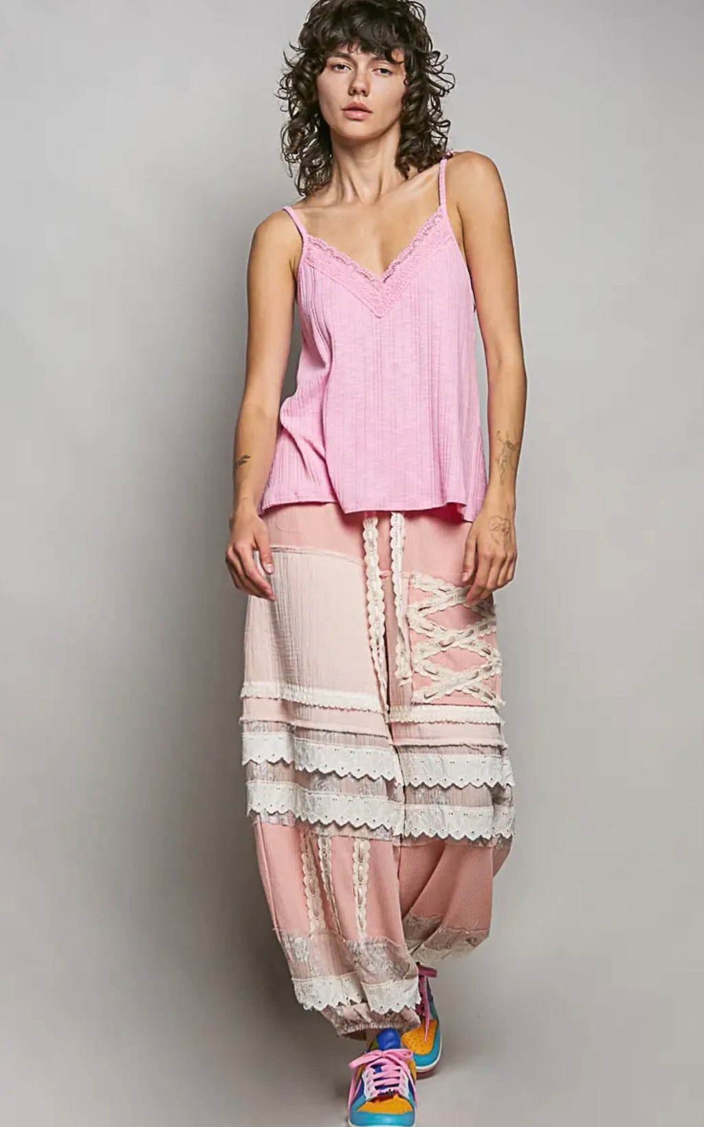 Cotton kelly tank candy pink - Stay Wild Collective