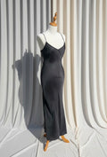 Otomo Marilyn - Silk Satin slip long Black maxi