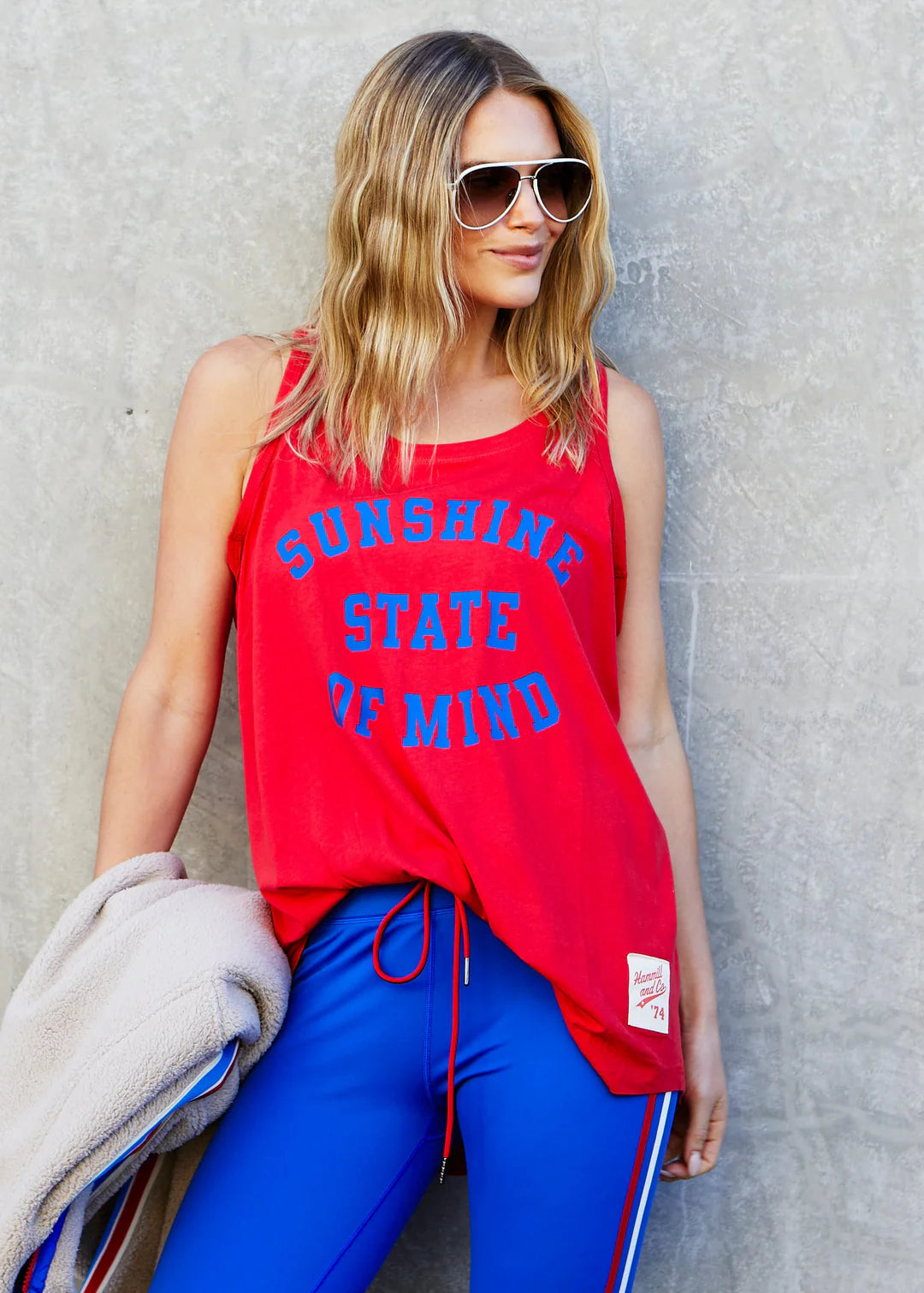 Hammil & co Riviera sunshine tank red SALE