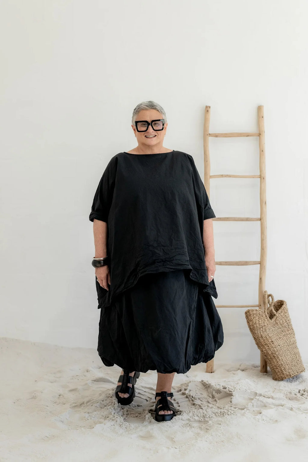 Megbydesign | Manon top cotton poplin