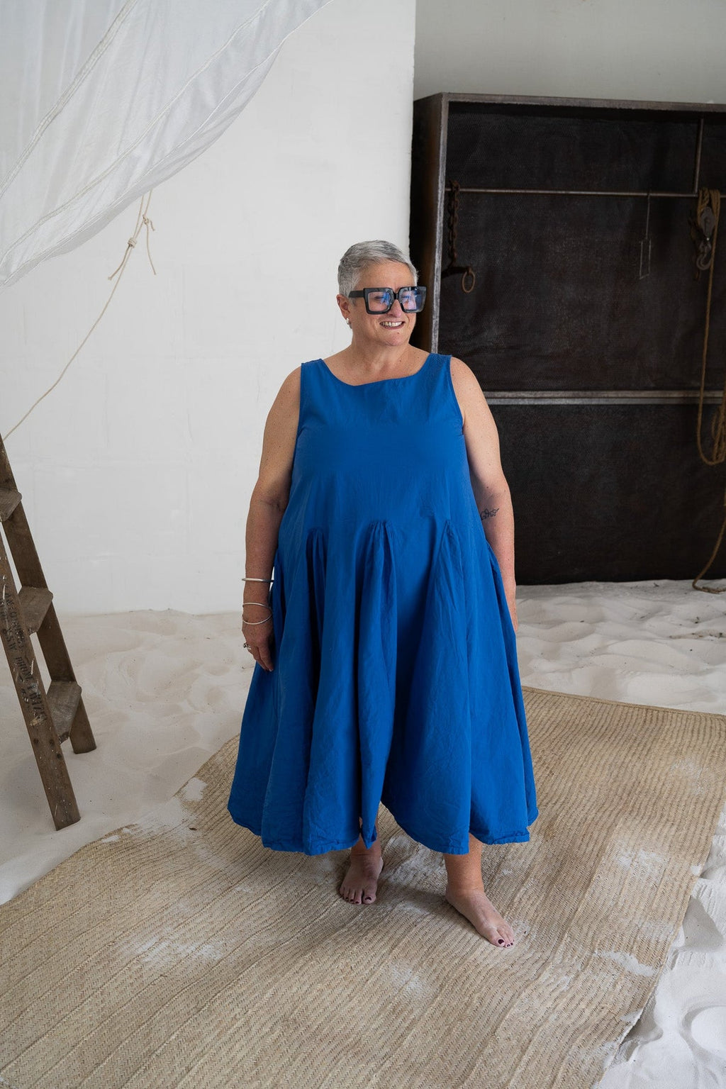 Neg by design Portland dress cotton poplin