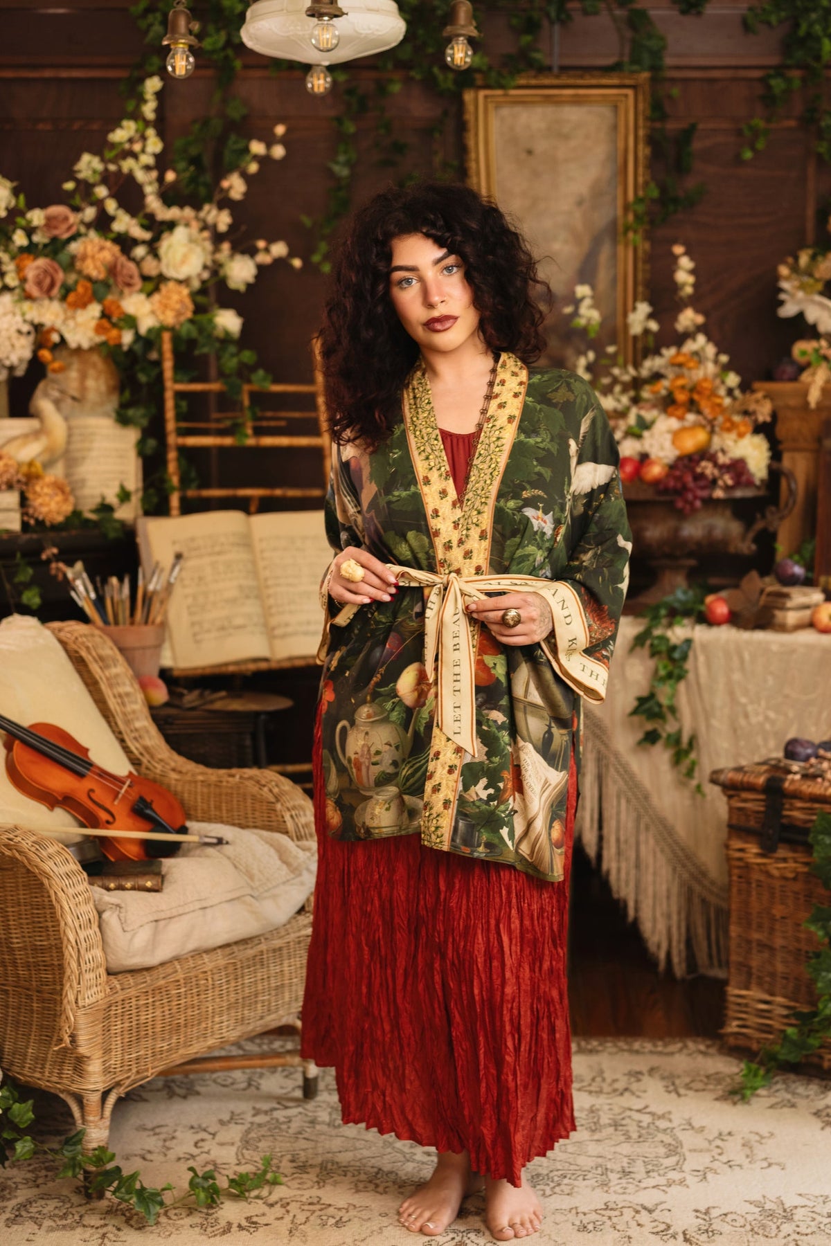 LABOUR OF LOVE MATINÉE DUSTER (MID-LENGTH)