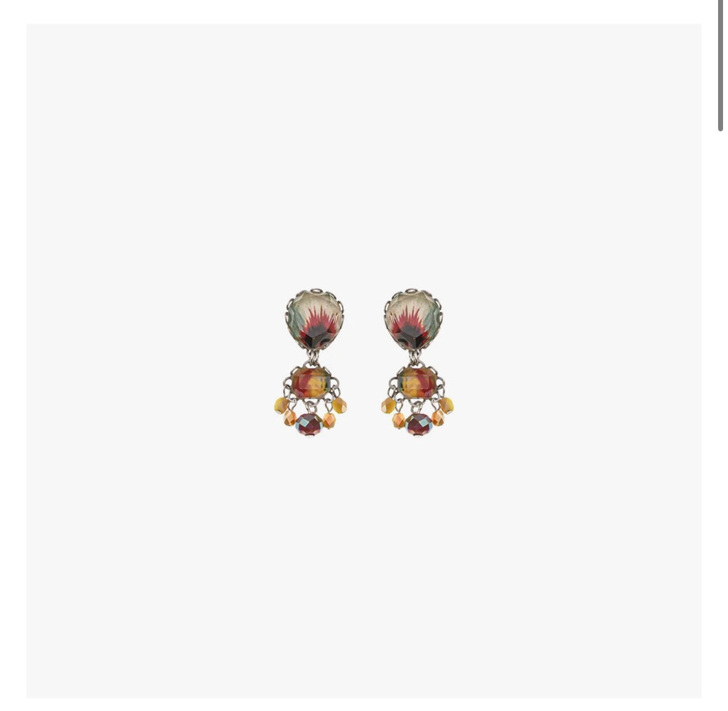 Ayala bar Sunflower Surprise Set, Small Colorful Glass Earrings, Bri R2425