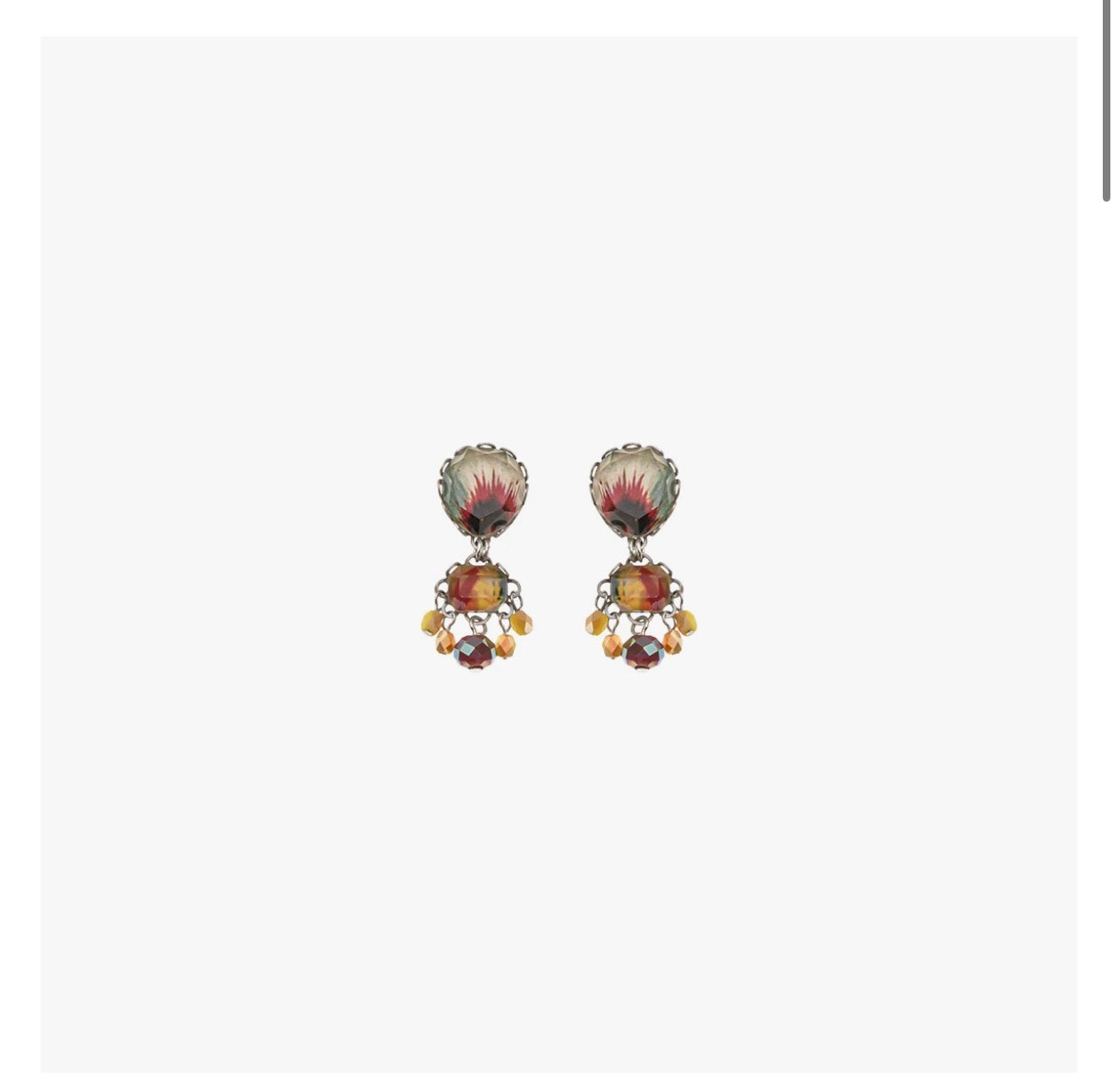 Ayala bar Sunflower Surprise Set, Small Colorful Glass Earrings, Bri R2425