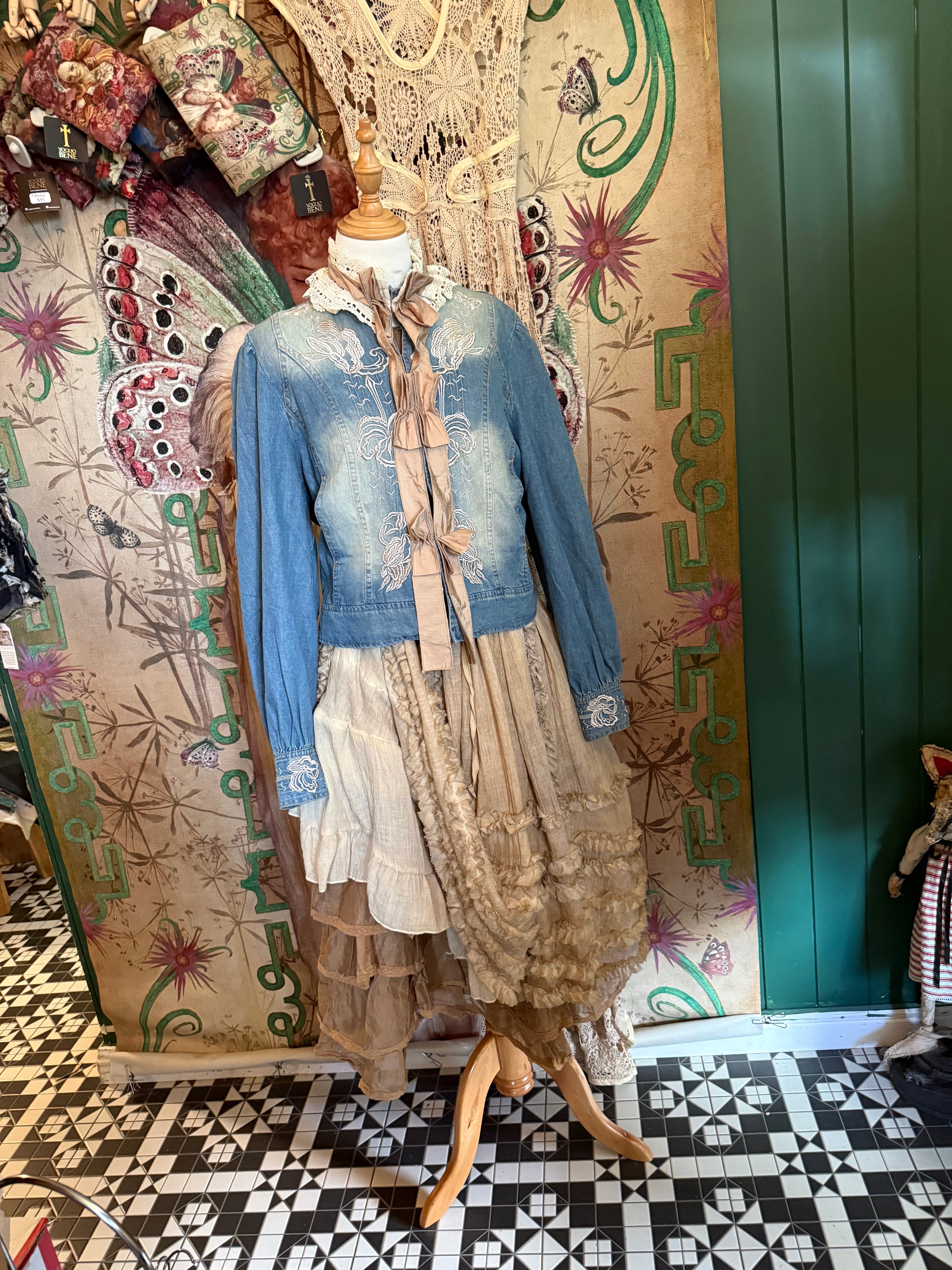 Jaded gypsy antique rose jacket