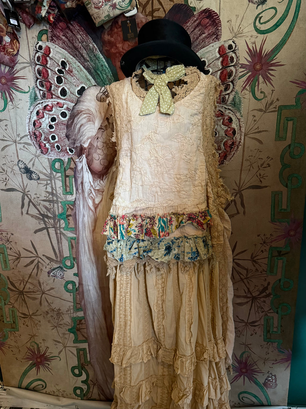 Jaded gypsy Hilo top in parchment