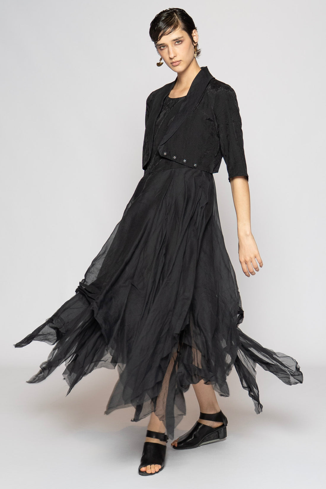 Dogstar spike dress cloud Black