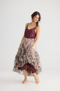 Miss roses sister violet ballerina tutu skirt wild pink rose